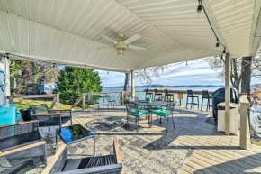 New Concord Lake House with Dock and Boat Slip!